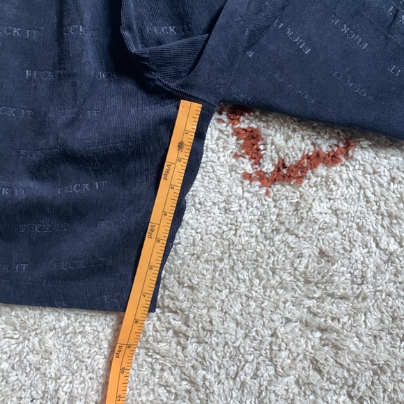 NWT- HUF- F**K It Corduroy Easy Shorts- Unisex- Dark Navy- Medium - Picture 7 of 10